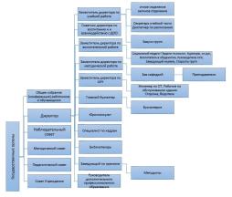 Структура управления ГАПОУ НСО "Татарский педагогический колледж"